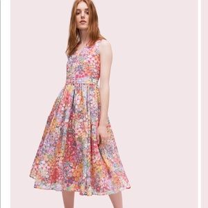 Kate Spade Floral Dots Burnout Dress
